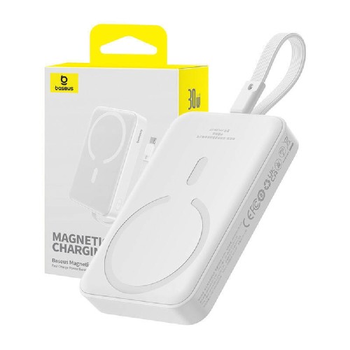 POWER BANK BASEUS P1002210B223-00 MAGSAFE WHITE 10000mAh/30W